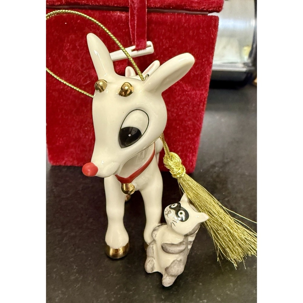 LENOX RUDOLPH'S FURRY FRIENDS MISFIT RIDE - Disney Ornament - 2019 -- Rare